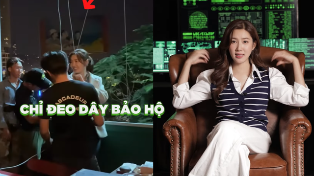 Thúy Ngân tiết lộ về cảnh quay rơi từ chung cư cũ - Ảnh 1.