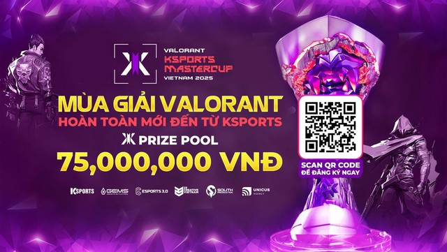 VALORANT Ksports Mastercup 2025: mùa hè bùng nổ cho game thủ Việt - Ảnh 1.