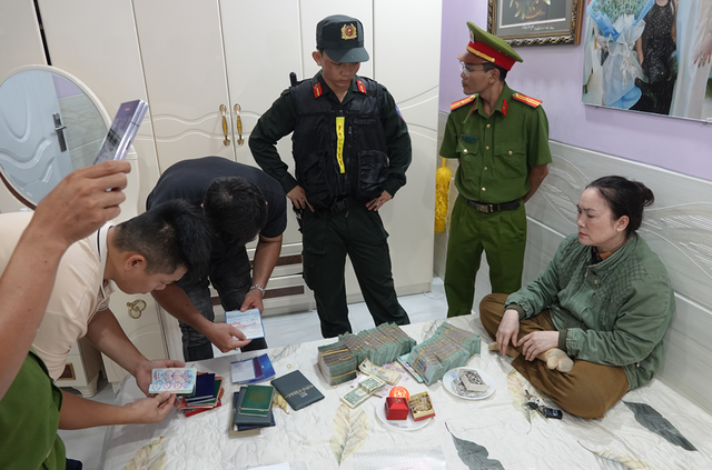Công an Lâm Đồng triệt phá nhóm cho vay lãi nặng thu lãi 'khủng' ở Phan Thiết - Ảnh 2.