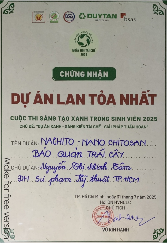 Tạo chất bảo quản này để làm trái cây tươi hơn…  - Ảnh 4.