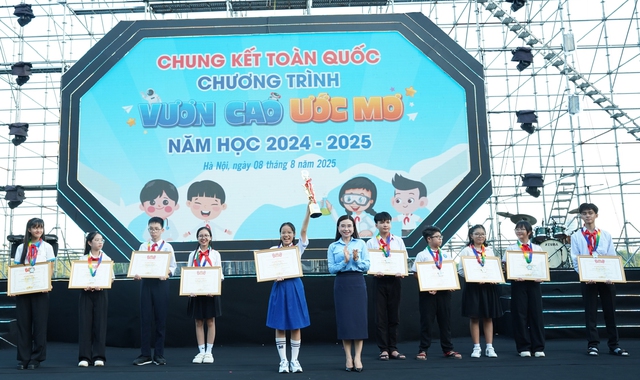 10 thiếu niên đoạt giải chương trình Vươn cao ước mơ- Ảnh 1. 10 thiếu niên đoạt giải chương trình Vươn cao ước mơ- Ảnh 1.