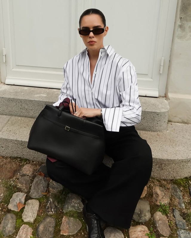 Trang phục công sở ngày thu, đơn giản mà vẫn sành điệu- Ảnh 9.