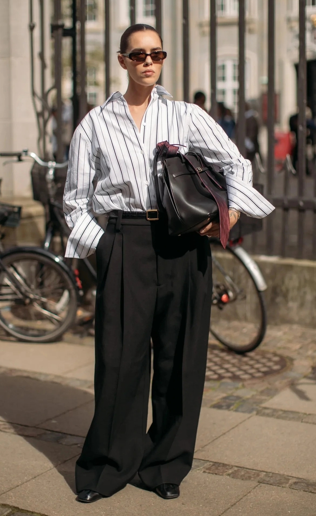 Trang phục công sở ngày thu, đơn giản mà vẫn sành điệu- Ảnh 8.