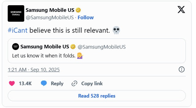 Samsung mỉa mai loạt sản phẩm mới của Apple - Ảnh 2.