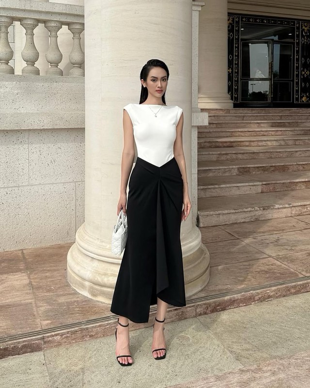 Chinh phục mọi ánh nhìn với chân váy midi thanh lịch- Ảnh 5.