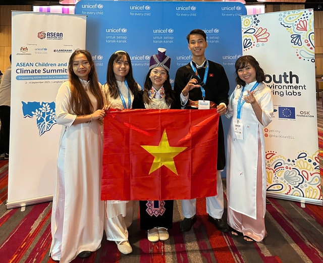 Nữ sinh từ bản làng vùng cao đến Hội nghị Thượng đỉnh về khí hậu ASEAN - Ảnh 3.