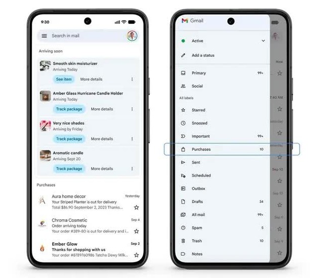 Gmail bổ sung tính năng theo dõi đơn hà…