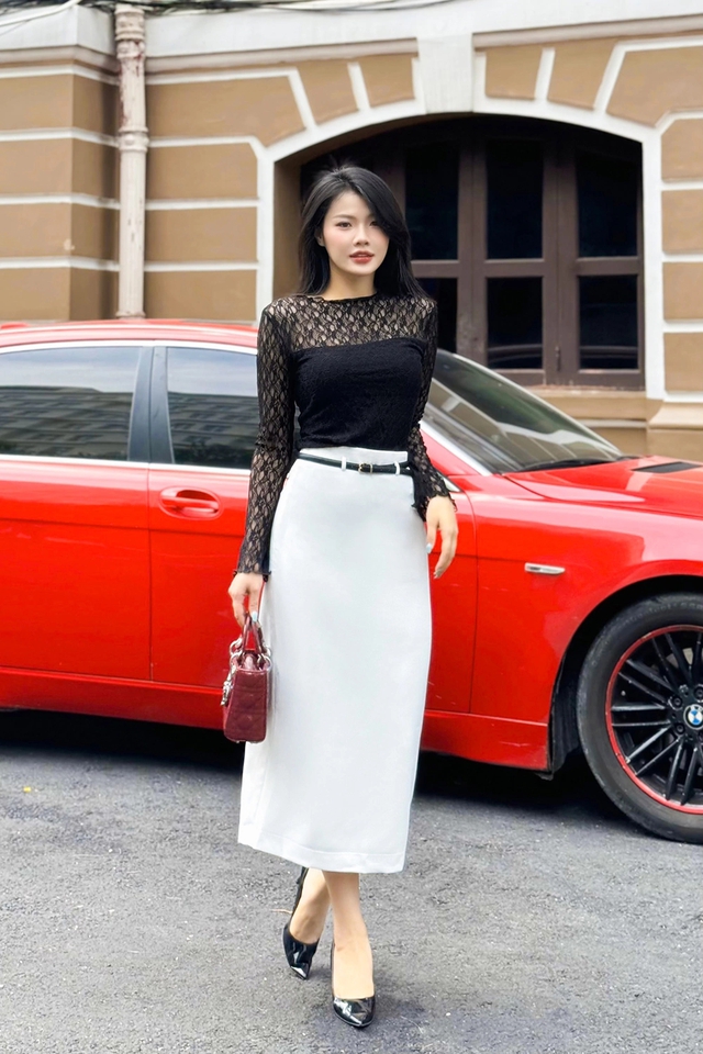 Phá cách cùng áo lưới mang nét quyến rũ và táo bạo- Ảnh 3.