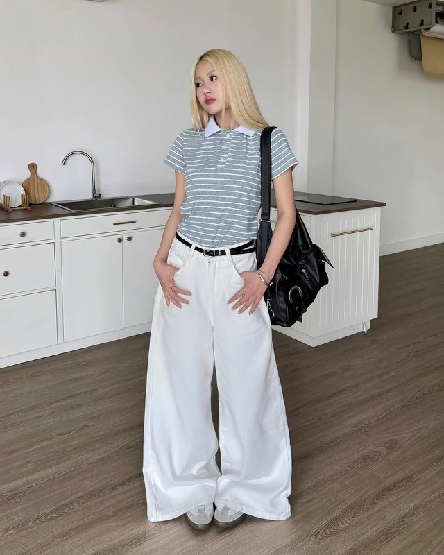 Hô biến phong cách từ thanh lịch đến năng động với áo polo- Ảnh 5. Hô biến phong cách từ thanh lịch đến năng động với áo polo- Ảnh 5.