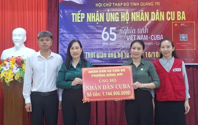 Quảng Trị quyên góp hơn 9,1 tỉ đồng ủng hộ Cuba, dẫn đầu cả nước - Ảnh 2.