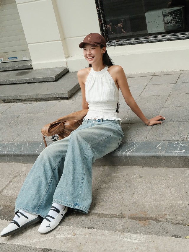 Nâng tầm khí chất ‘nàng thơ’ với trang phục cổ yếm- Ảnh 6. Nâng tầm khí chất ‘nàng thơ’ với trang phục cổ yếm- Ảnh 6.