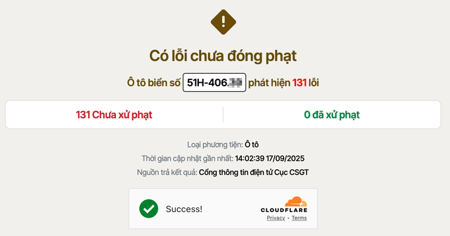 Ô tô ở TP.HCM bị CSGT phạt nguội kỷ lục 131 lần trong 1 năm - Ảnh 1.