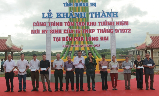 Khánh thành Khu tưởng niệm các thanh niên xung phong tại Bến phà Long Đại- Ảnh 3.