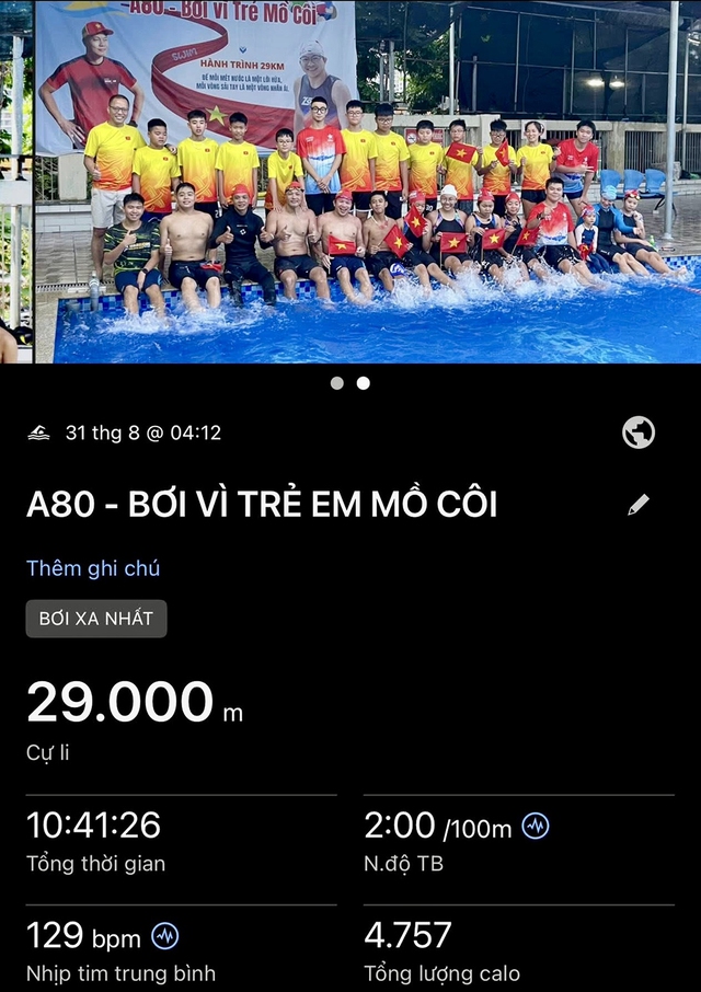 Kết nối triệu sải bơi: Cùng con đi tiếp cuộc đời cho trẻ mồ côi - Ảnh 1.