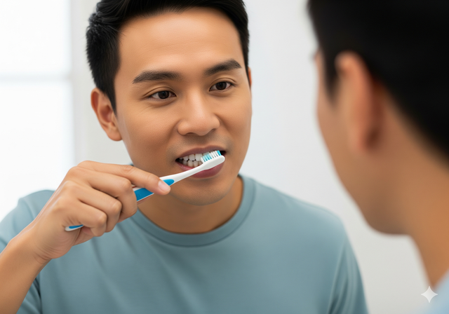 Nên đánh răng trước hay sau khi ăn sáng? - Ảnh 1.