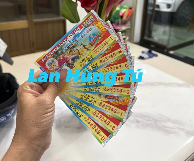 Xổ số miền Nam ngày 2 tháng 9: Vừa xuất hiện 8 tờ trúng đài Vũng Tàu - Ảnh 1.