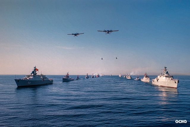 Điểm đặc biệt của thủy phi cơ DHC-6 tham gia diễu binh tr&ecirc;n biển - Ảnh 1.