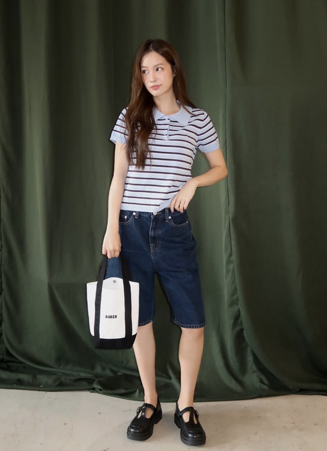 Áo kẻ ngang 'cứ mặc là đẹp' cho mọi hoàn cảnh- Ảnh 4.