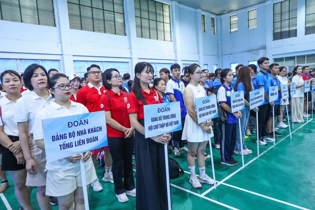 Khai mạc Hội thao ch&agrave;o mừng Đại hội đại biểu Đảng bộ MTTQ Việt Nam, c&aacute;c đo&agrave;n thể T.Ư- Ảnh 3.