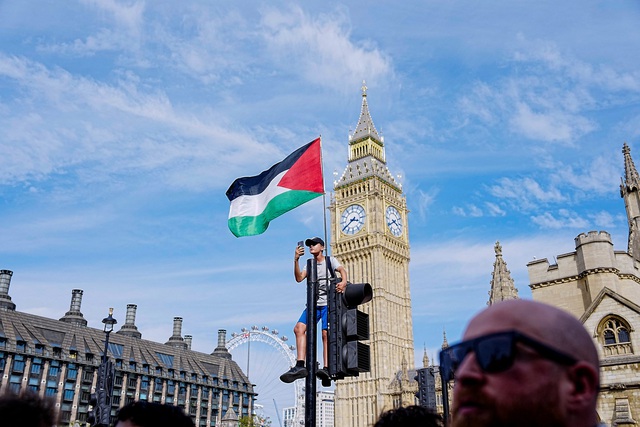 Anh, Canada, Úc đồng loạt công nhận Nhà nước Palestine - Ảnh 1.