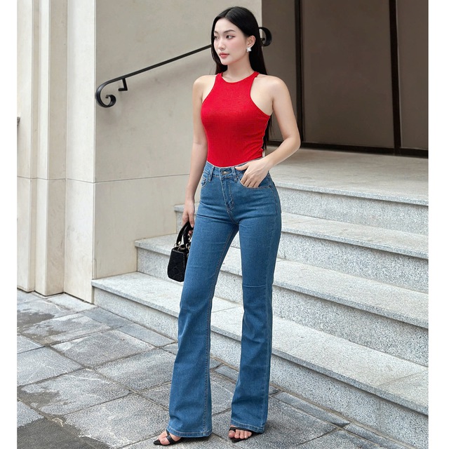 Tôn dáng, đầy cá tính với những chiếc quần ống loe - Ảnh 8.