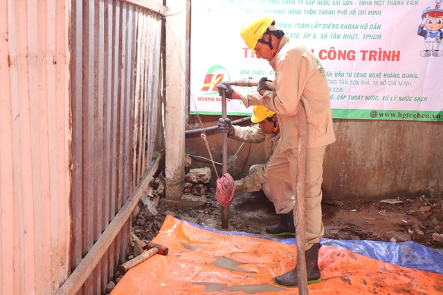 SAWACO cùng TP.HCM trám lấp giếng khoan, bảo vệ mạch nước ngầm- Ảnh 2.