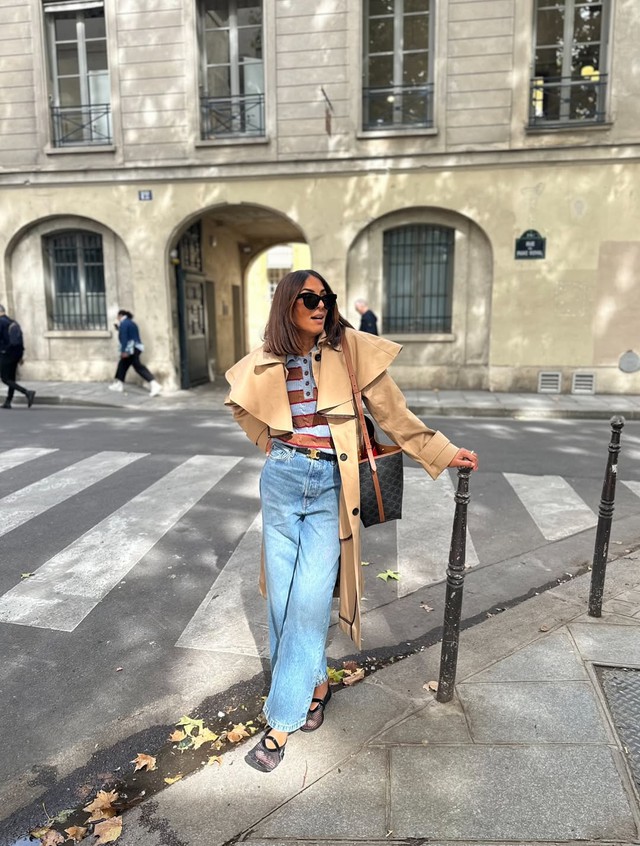 Quần jeans và giày ba lê, sự kết hợp hoàn hảo trong mùa thu- Ảnh 6. Quần jeans và giày ba lê, sự kết hợp hoàn hảo trong mùa thu- Ảnh 6.