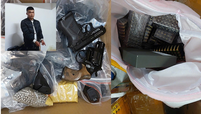 Bắt quả tang đối tượng t&agrave;ng trữ s&uacute;ng đạn tr&aacute;i ph&eacute;p tại gia Lai - Ảnh 2.