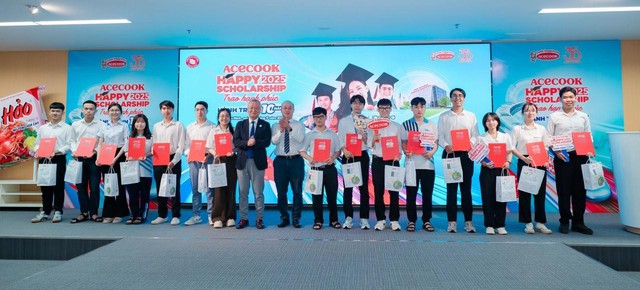 Acecook Happy Scholarship 2025: Lan tỏa hạnh phúc, chắp cánh ước mơ cho học sinh, sinh viên  - Ảnh 1.