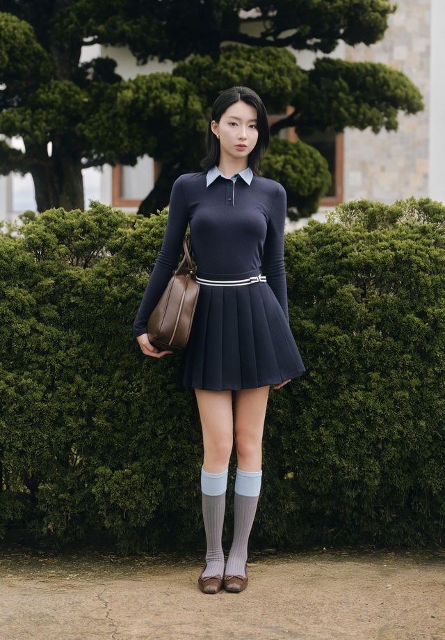 Từ giảng đường đến văn phòng, phong cách preppy luôn giúp nàng mặc đẹp- Ảnh 4. Từ giảng đường đến văn phòng, phong cách preppy luôn giúp nàng mặc đẹp- Ảnh 4.