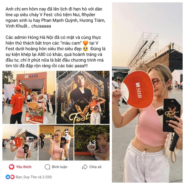 V Fest tưng bừng, giới trẻ check-in tại ‘góc sống ảo’ của SHB- Ảnh 4. V Fest tưng bừng, giới trẻ check-in tại ‘góc sống ảo’ của SHB- Ảnh 4.