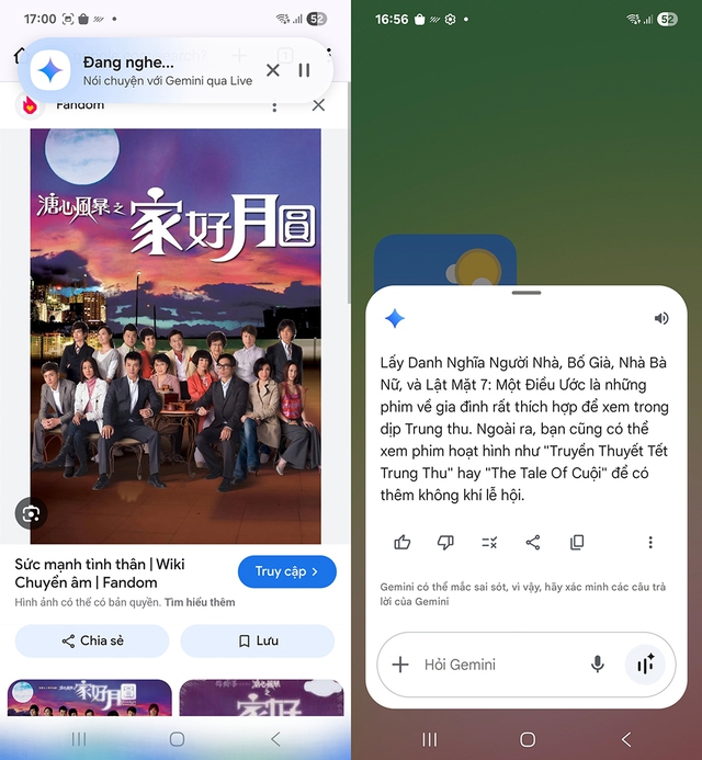 Từ rạp phim tại gia đến tiệm bánh handmade: chỉ cần Gemini Live trên Galaxy A56 5G - Ảnh 2.