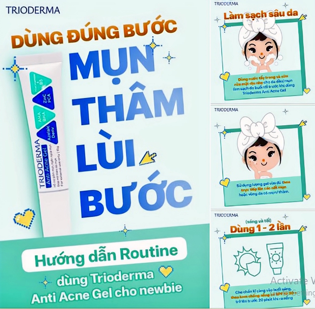 Cách sử dụng kem chấm mụn Trioderma chu…