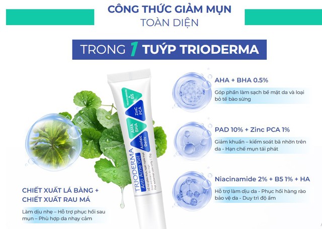 Cách sử dụng kem chấm mụn Trioderma chuẩn chuyên gia: Bí kíp hết mụn, ngăn tái phát!- Ảnh 5. Cách sử dụng kem chấm mụn Trioderma chuẩn chuyên gia: Bí kíp hết mụn, ngăn tái phát!- Ảnh 5.