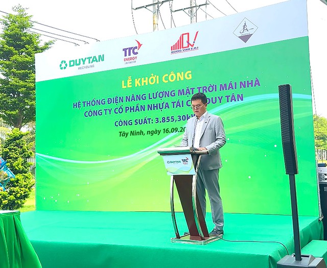 Điện mặt trời mái nhà tại DUYTAN Recycling - Bước tiến xanh hóa sản xuất- Ảnh 3.