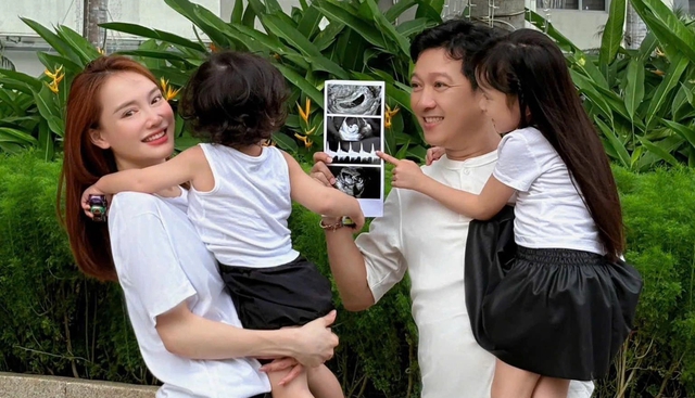 Nhã Phương - Trường Giang khoe tin vui sắp đón con thứ ba  - Ảnh 1.