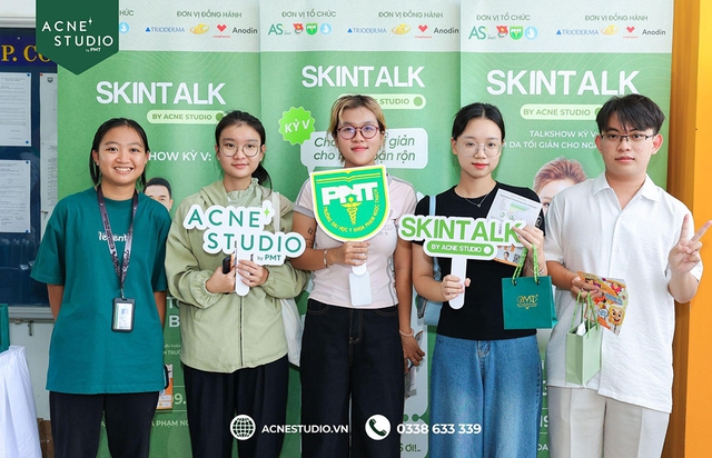 Skintalk by ACNE Studio kỳ V: Kiến thức da liễu ‘chạm’ đến cộng đồng sinh viên Y- Ảnh 3. Skintalk by ACNE Studio kỳ V: Kiến thức da liễu ‘chạm’ đến cộng đồng sinh viên Y- Ảnh 3.