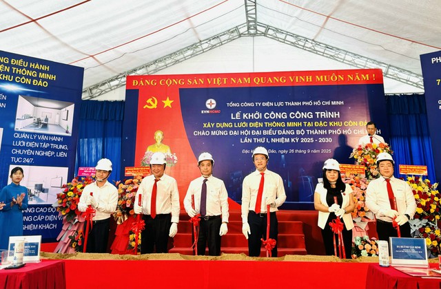 Lần đầu tiên, TP.HCM khởi công xây dựng lưới điện thông minh tại Côn Đảo - Ảnh 3.