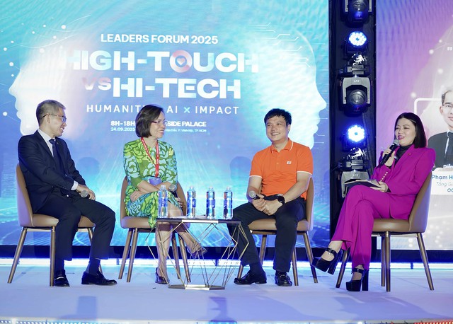 CEO FPT kêu gọi tiếp cận AI theo hướng nâng tầm con người - Ảnh 1.