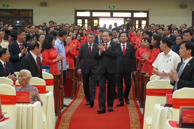 Ủy viên Bộ Chính trị, Chủ tịch Quốc hội Trần Thanh Mẫn, cùng đoàn công tác của T.Ư, dự Đại hội đại biểu Đảng bộ TP.Cần Thơ lần thứ I, nhiệm kỳ 2025-2030. . ẢNH: CTV Ủy viên Bộ Chính trị, Chủ tịch Quốc hội Trần Thanh Mẫn, cùng đoàn công tác của T.Ư, dự Đại hội đại biểu Đảng bộ TP.Cần Thơ lần thứ I, nhiệm kỳ 2025-2030. . ẢNH: CTV