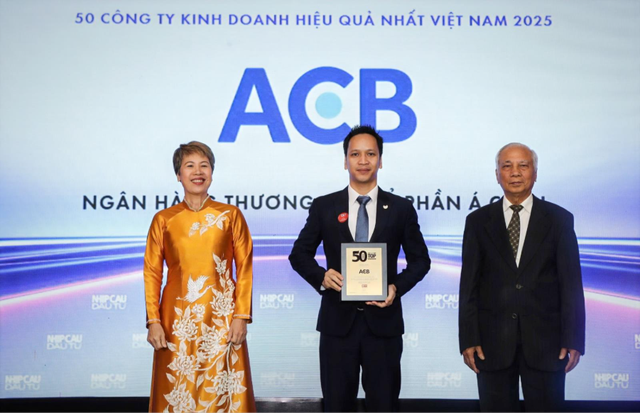 ACB vinh danh trong bảng xếp hạng ‘50 công ty kinh doanh hiệu quả nhất Việt Nam’ - Ảnh 2.