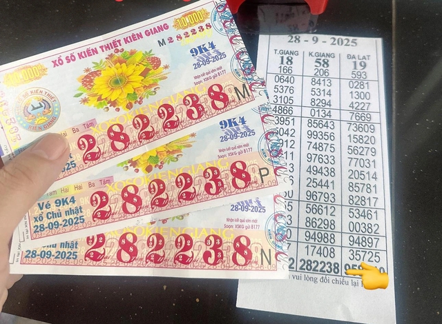Kh&aacute;ch mua 3 tờ khi đi ch&ugrave;a, bất ngờ tr&uacute;ng độc đắc xổ số miền Nam - Ảnh 1.