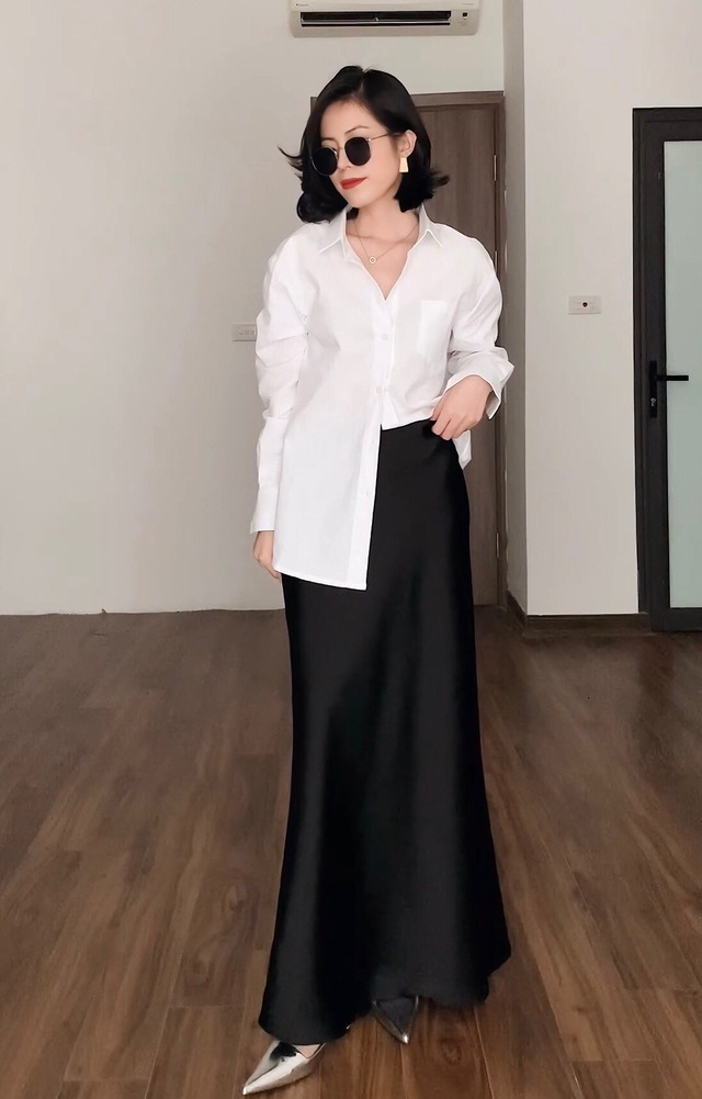 Bí quyết diện đồ lụa chuẩn sang, 'ăn gian' vóc dáng- Ảnh 3. Bí quyết diện đồ lụa chuẩn sang, 'ăn gian' vóc dáng- Ảnh 3.