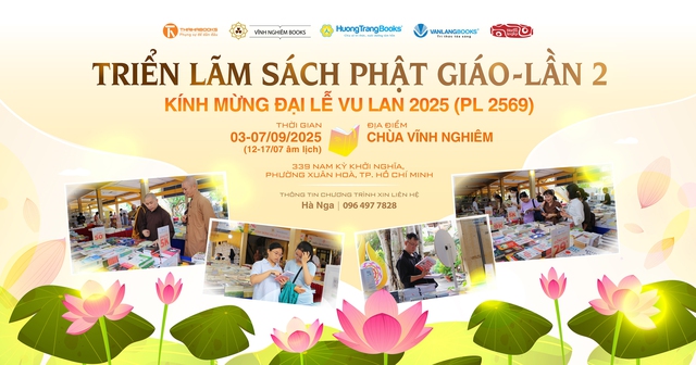 Triển lãm sách Phật giáo tại chùa Vĩnh Nghiêm: Điểm hẹn tâm linh mùa Vu Lan 2025 - Ảnh 1.