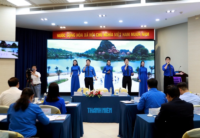 Gặp gỡ báo chí giới thiệu Cuộc thi sáng tác ca khúc tuyên truyền Đại hội Đoàn - Ảnh 11.