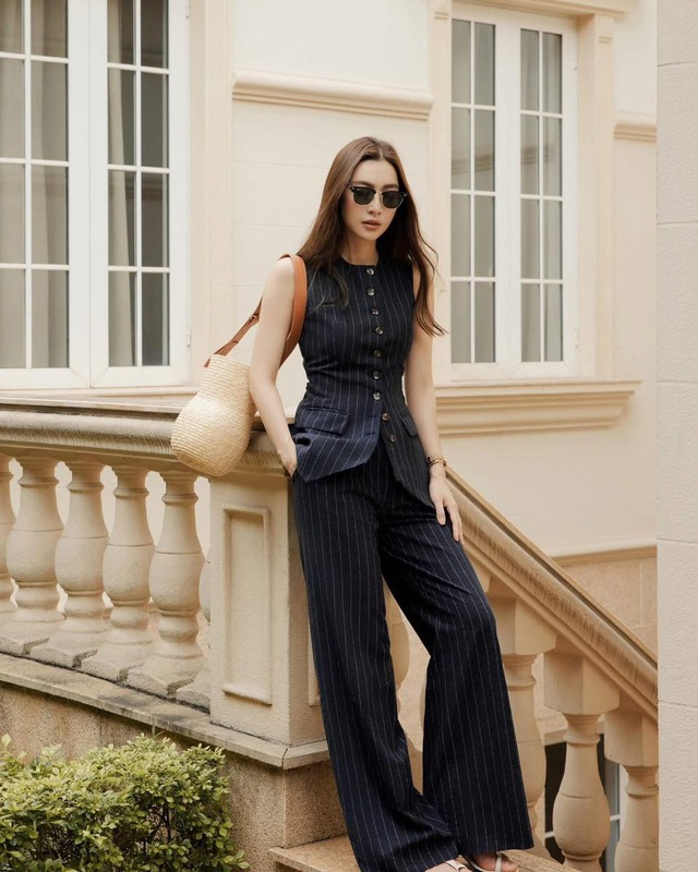 Diện áo gile, 'đánh bật' phong cách thời trang đơn điệu- Ảnh 6.