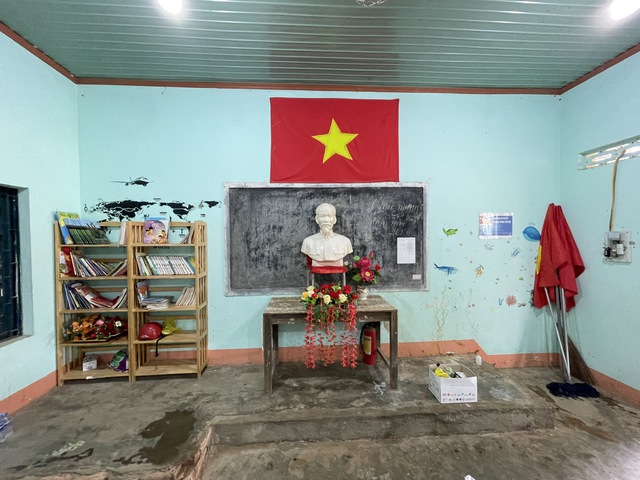 Trường biên giới trước ngày khai giảng năm học mới - Ảnh 5.