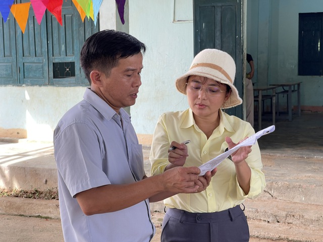Trường biên giới trước ngày khai giảng năm học mới - Ảnh 9.