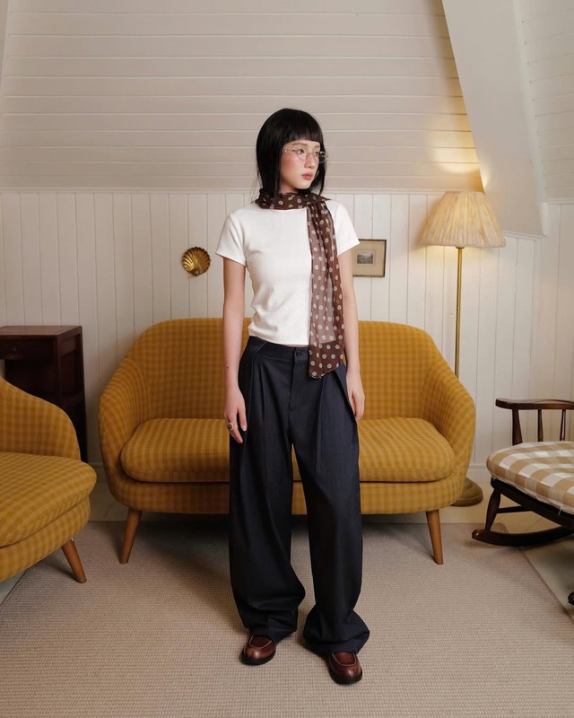 Quần ống rộng lên ngôi, 'cứu tinh' cho mọi vóc dáng- Ảnh 3.