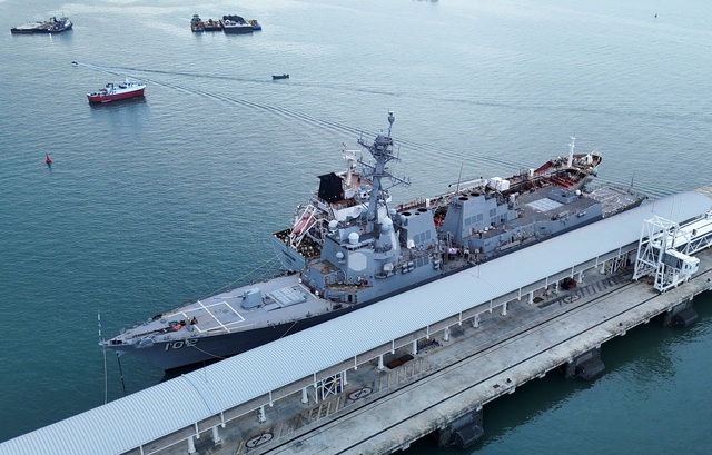 Mỹ tố Venezuela điều 2 chiến đấu cơ F-16 bay gần tàu chiến Mỹ giữa căng thẳng- Ảnh 1. Mỹ tố Venezuela điều 2 chiến đấu cơ F-16 bay gần tàu chiến Mỹ giữa căng thẳng- Ảnh 1.